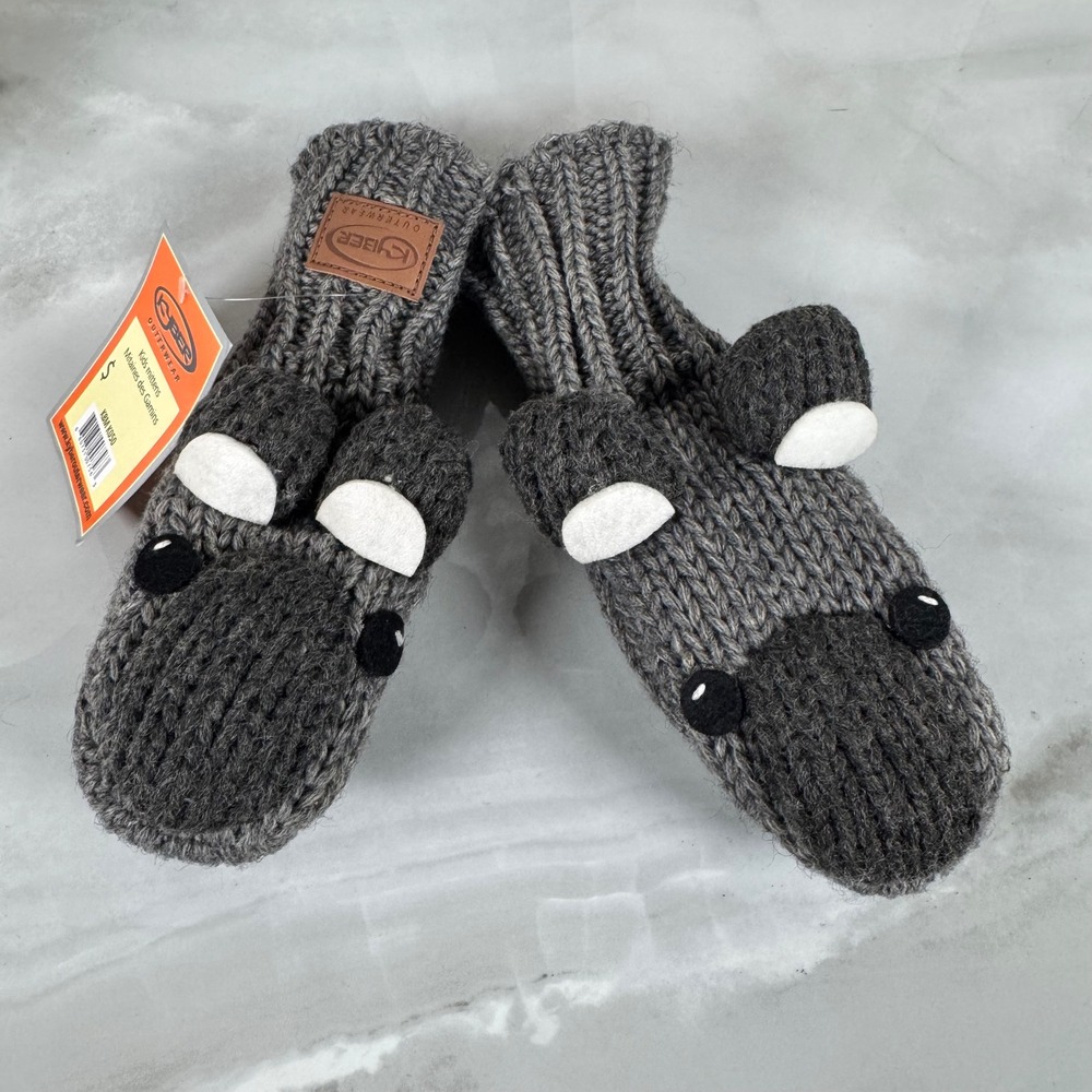 Kyber Outerwear Kid's Koala Bear Mittens Wool Fleece Lined Funky Zoo Collection